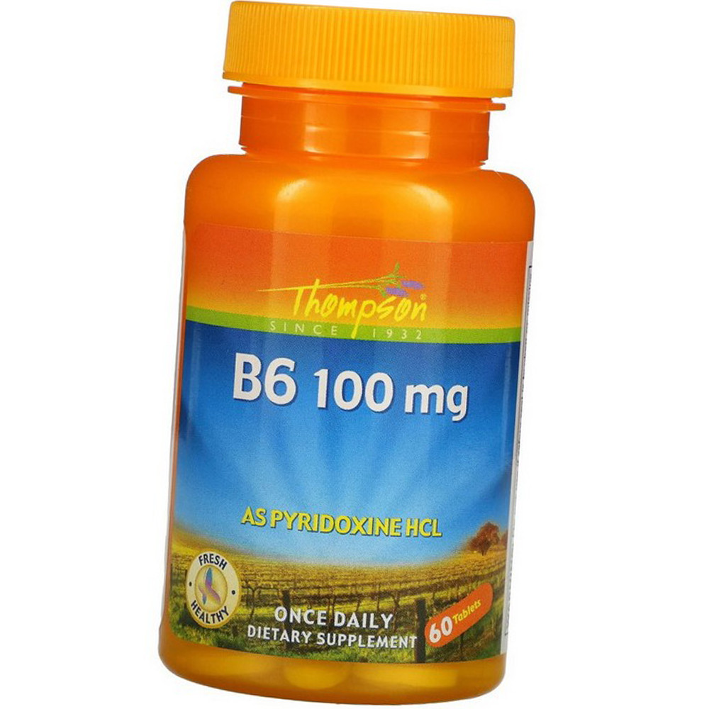 Вітамін В6 Thompson Vitamin B6 100 mg 60 tab