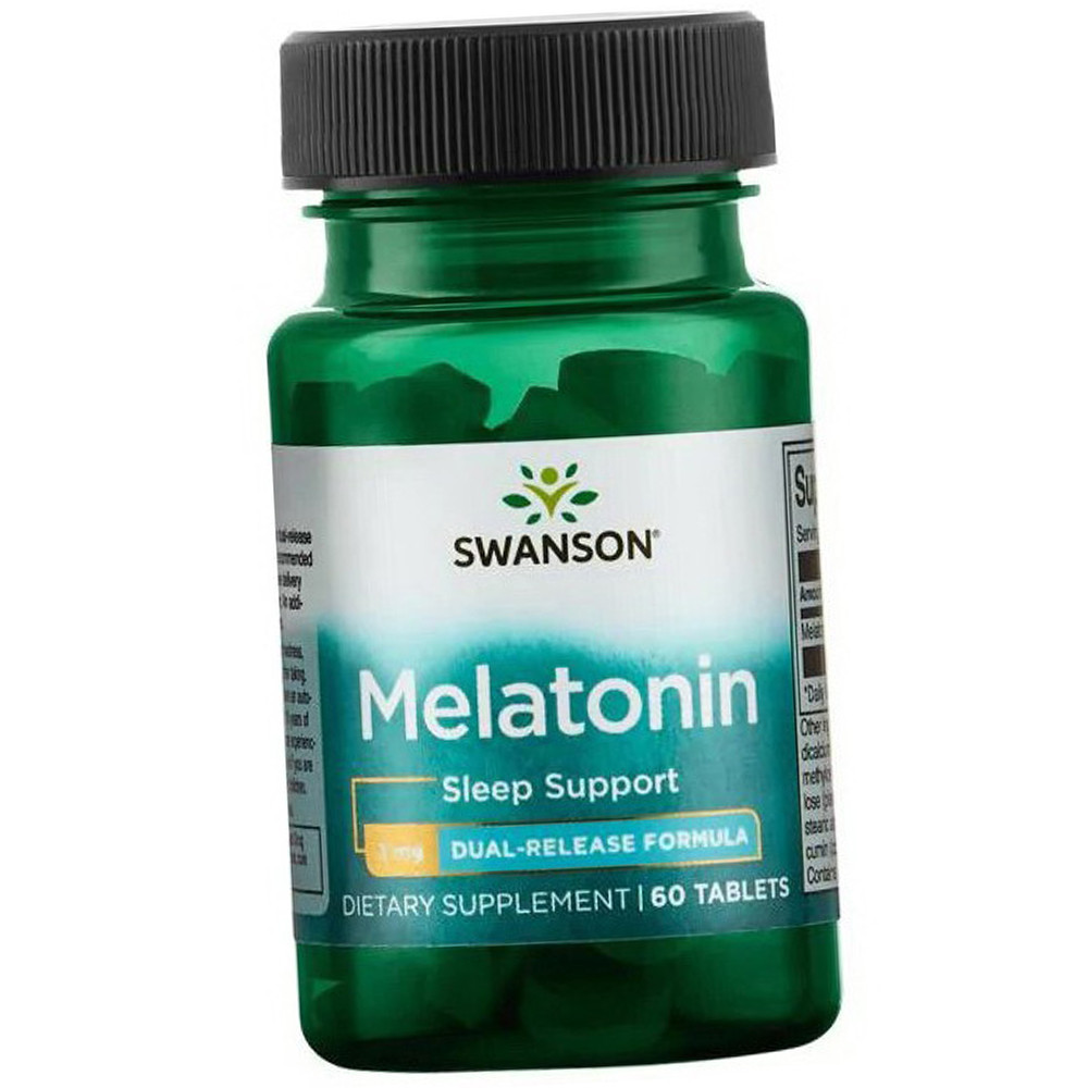 Мелатонін Swanson Melatonin 3 mg 60 tab Для нормалізації сну