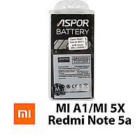 Акумулятор Xiaomi Mi A1/Redmi Note 5A (BN31), батарея сяомі ксіомі мі а1 редмі нот 5а
