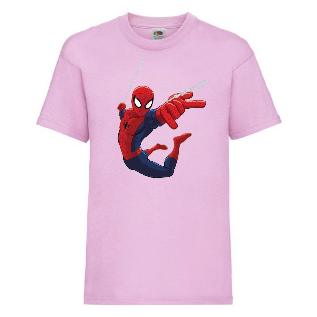 Футболка дитячої Людина Пак 0017 (SPM 0017 pnc) рожева, розмір 104-116-128-140-152-164 см, фото 1