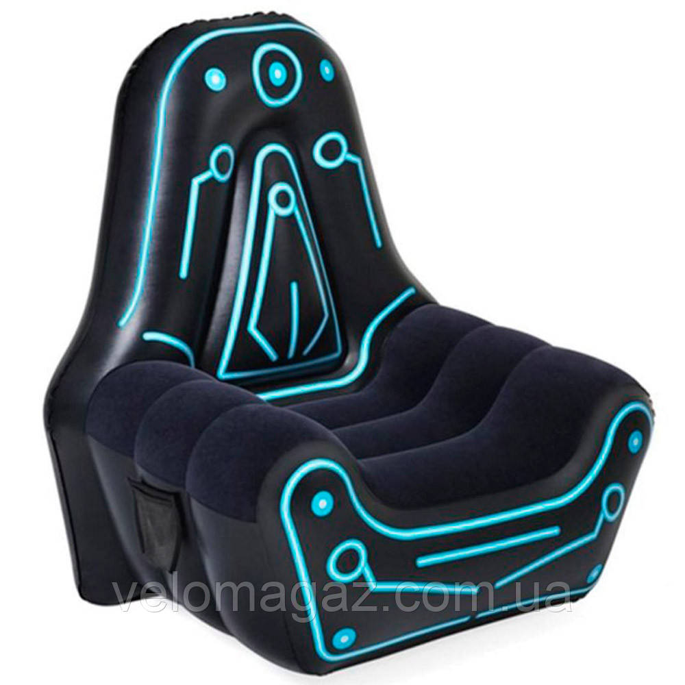 Надувне велюр-крісло 122*99*125 см Intex Air Furniture 75077