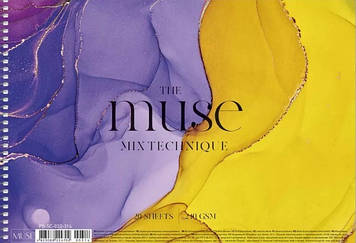 Альбом для малюв. на пруж. 20/240 A4 "Muse" Mix Technique №PB-SC-020-314/Школярик/(1)(36)
