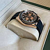 Годинник наручний Rolex Daytona Silicone Cuprum-Black Rubber преміального AAA класу, фото 6