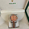 Годинник наручний Rolex DateJust 36mm. Silver-Cuprum преміального ААА класу, фото 8