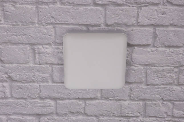 Сучасний квадратний світильник стельовий LED для кімнати кухні ванної 25091 Білий 3х14х14 см. ID 3703485, фото 2