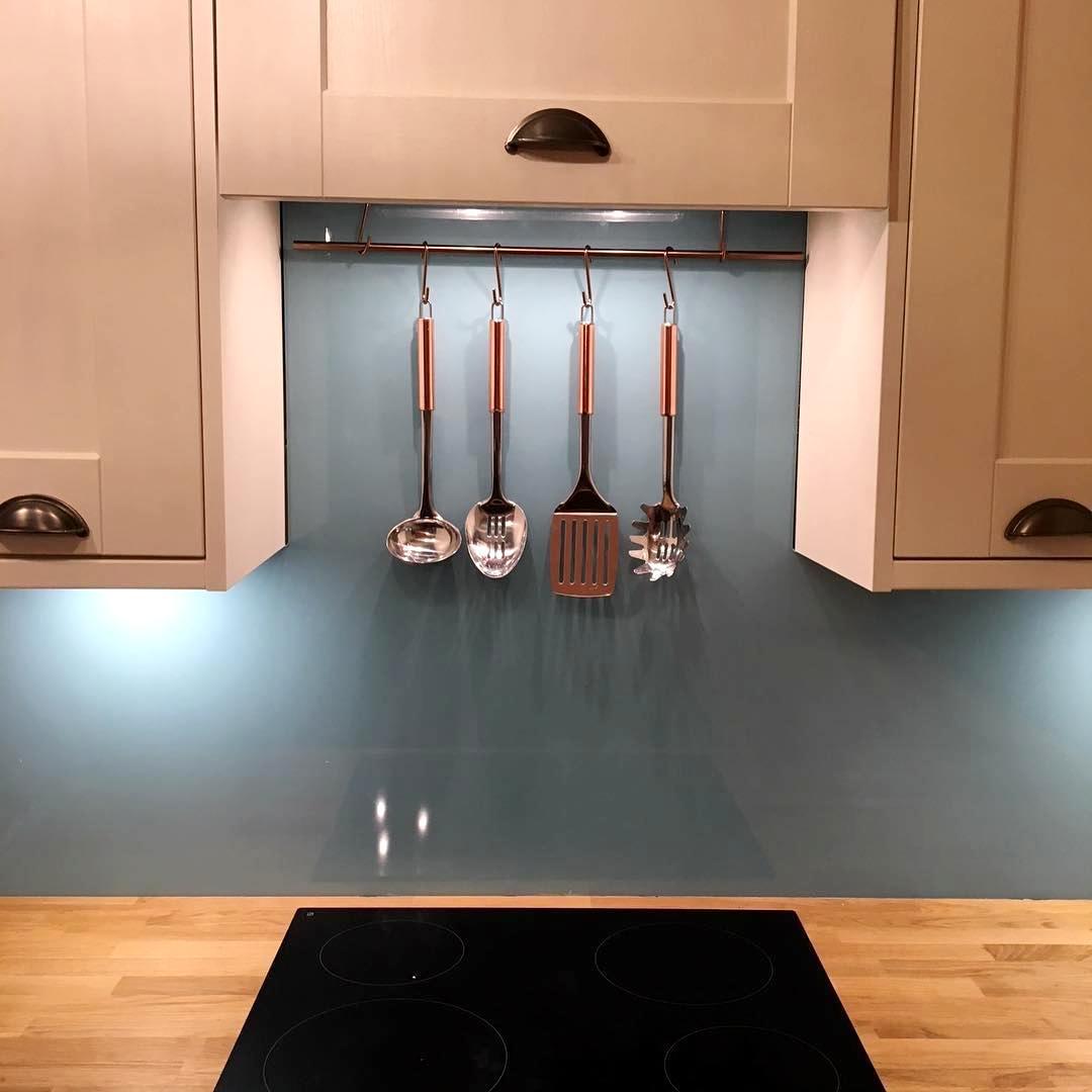 Жароміцне скло для кухні Лакобель сірого кольору, фото 1