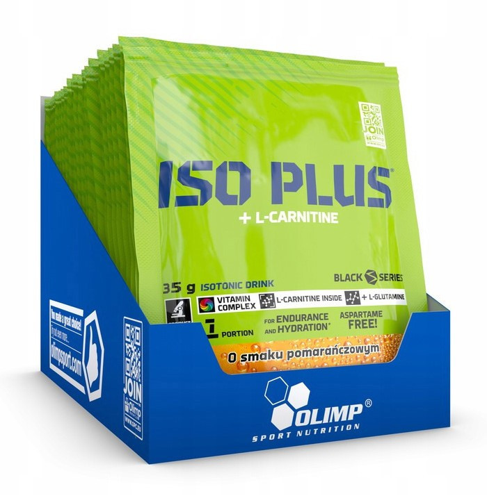 Ізотонік OLIMP Iso Plus + L-Carnitine 35 грам