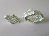 Набори кондитерських плунжерів для мастики та печива пластиковий Ажурний 2 штуки IKA SHOP