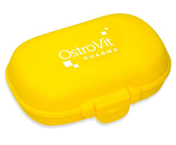 Таблетниця Контейнер для таблеток OstroVit Pill Box yellow