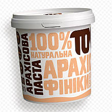 Арахісова паста TOM 500 г кранч з фініками та білим шоколадом