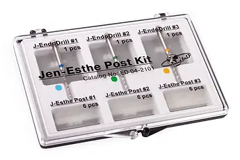 Jen-Esthe Post Kit - набір скловолоконних прозорих штифтів (3 х 6 шт) з розгортками (3шт)