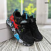 Дитячі кросівки для хлопчика чорні текстильні зі Спайдерменом, фото 7