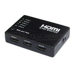 HDMI Switch 5x1 V1.4 c пультом