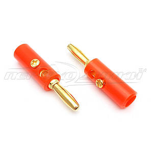 Штекер акустичний Banan під гвинт, пластик, фото 3