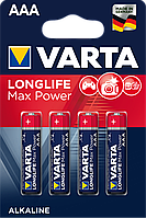 Батарейка Varta Longlife Max Power AAA BLI 4 Alkaline