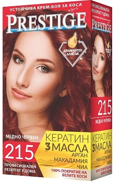 Крем-краска для волос Vip's Prestige "215 Медно-красный" (ID#1098062187 ...