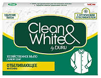 Хозяйственное мыло Duru Clean&White "Отбеливающее" (4*120г.)