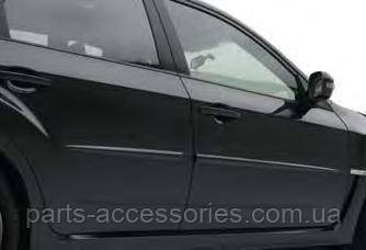 Subaru Crosstrek 2013-2017 Молдинги на двері передні задні колір Crystal Black Silica Нові Оригінал