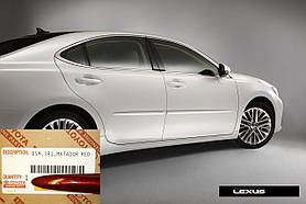 Lexus ES ES350 ES300H 2012-2018 Молдинги на двері передні задні кольори Matador Red Mica Нові Оригінал