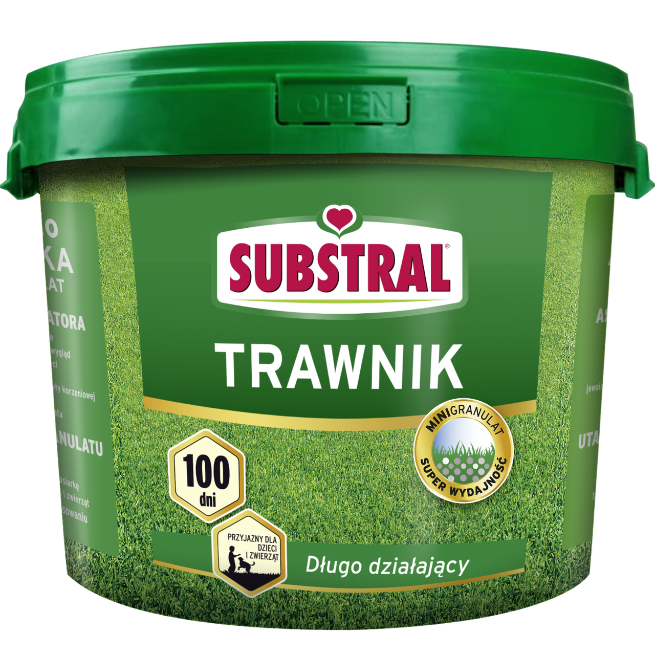 Тверде добриво для газону 100 днів Substral 15 кг