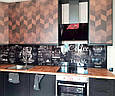 Загартоване скло на стіну кухні Фартух Мелова дошка, фото 6