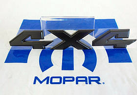 Dodge RAM 1500 2009-2019 Значок чорний 4х4 емблема на кришку багажника Новий Оригінал