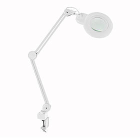 Лампа-лупа настільна + струбцина мод. 1001АТ-5D (5 діопт.) збільшувальна лампа LED на 5 діоптрій