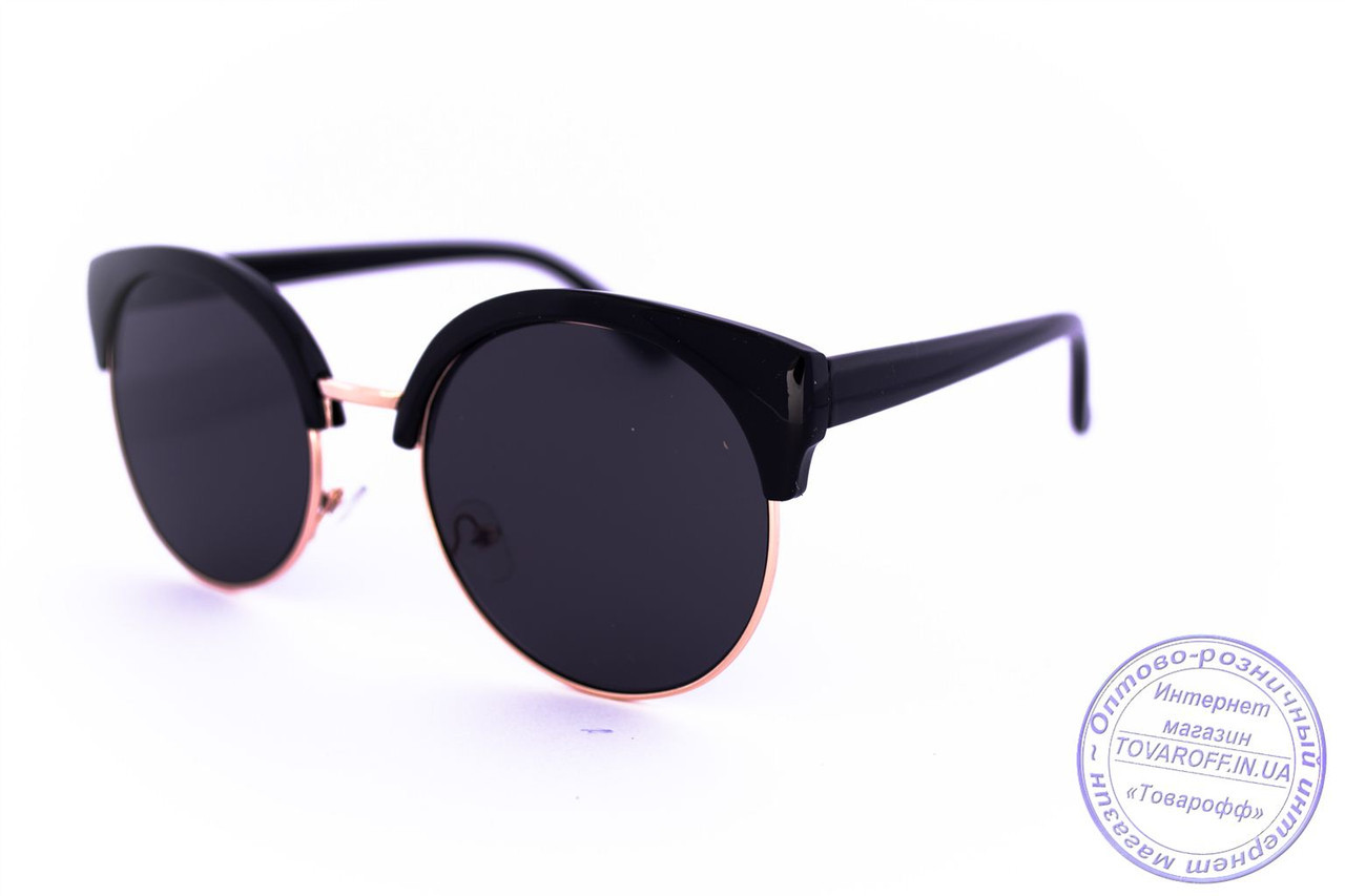 Сонцезахисні окуляри Оптом Броулайнеры - Чорні - 1227