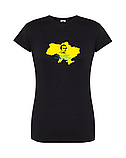 Класична футболка жіноча з українською символікою "Єдина Україна", фото 4