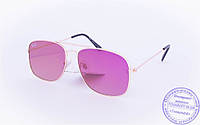 Оптом брендовые солнцезащитные очки Ray Ban с цветными зеркальными линзами - RB-4