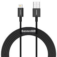 Кабель Baseus Superior Series Fast Charging Data Cable USB to iP 2.4A 2 м Black (CALYS-C01)