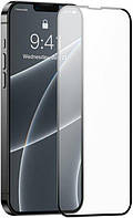 Захисне скло Baseus 0.3 mm Full screen FG TG для iPhone 13/13 Pro 2шт Black (SGQP0101