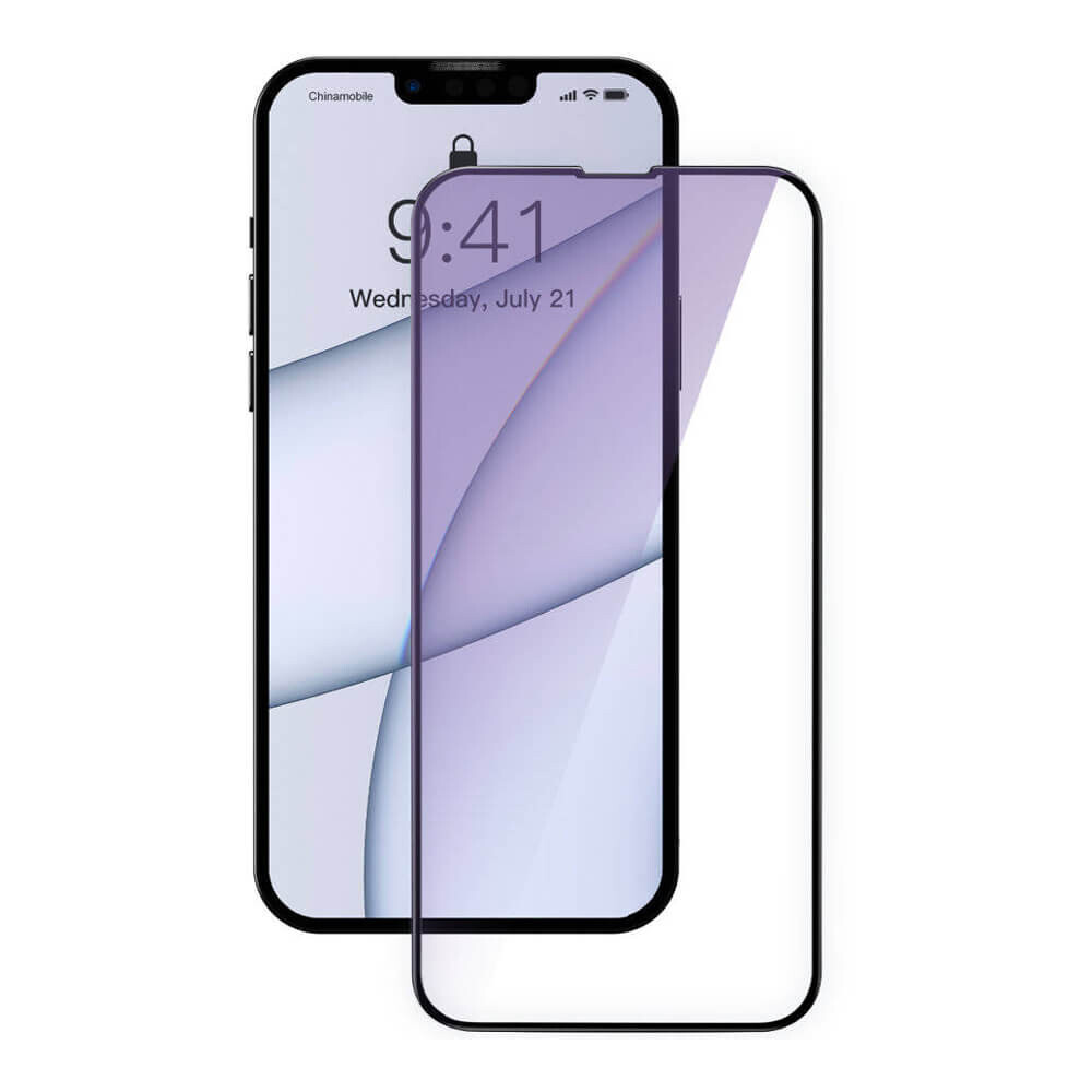 Захисне скло Baseus 0.3mm Anti-Blue Light Tempered Glass  для iPhone 13 Pro Max 2 шт (SGQP010501)