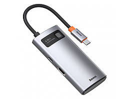 USB HUB Baseus Multifunctional Metal Gleam 4-in-1 (CAHUB-CY0G)