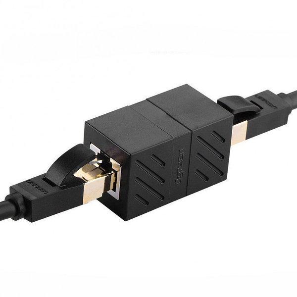 З'єднувач витої пари  UGREEN  NW114 RJ 45 Network Keystone Jack In-Line Coupler Female to (20390)