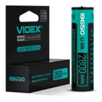 Акумулятор 18650 VIDEX 2800 mAh Li-ion color box