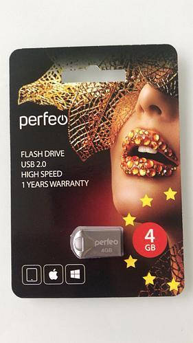 Флеш-накопитель PERFEO USB2.0 flash metal mini 4GB (E-01) (ID ...