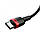 Кабель Baseus Cafule HW QC Type-C to Type-C PD2.0 100W (2m) Red/Black (CATKLF-AL91), фото 3