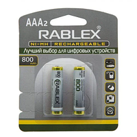 Акумулятор Rablex HR03 800mAh blister/2pcs/24/120