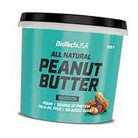 Арахисовое масло BioTech All Natural Peanut Butter 1 кг smooth Топ продаж