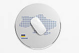 Килимок під мишку з  символікою Укаїни "Єдина Україна"  круглий, фото 4
