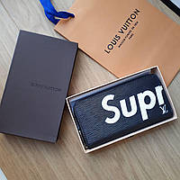 Гаманець клатч Supreme Louis Vuitton синій код 339 продаж продаж