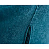 Крісло м'яке поворотне Lagoon каркас чорний, синя тканина (Special4You-ТМ), фото 5