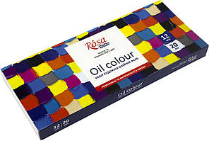 Набір олійних фарб 12х20мл "Rosa Studio" №131007(8)