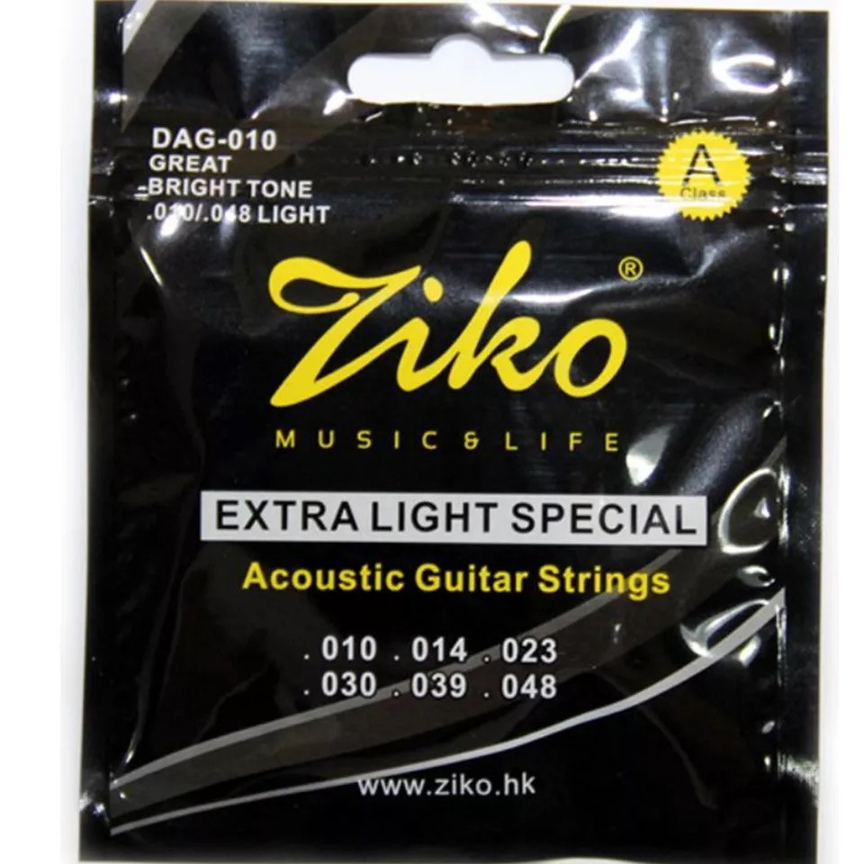 Бронзові струни для акустичної гітари Ziko