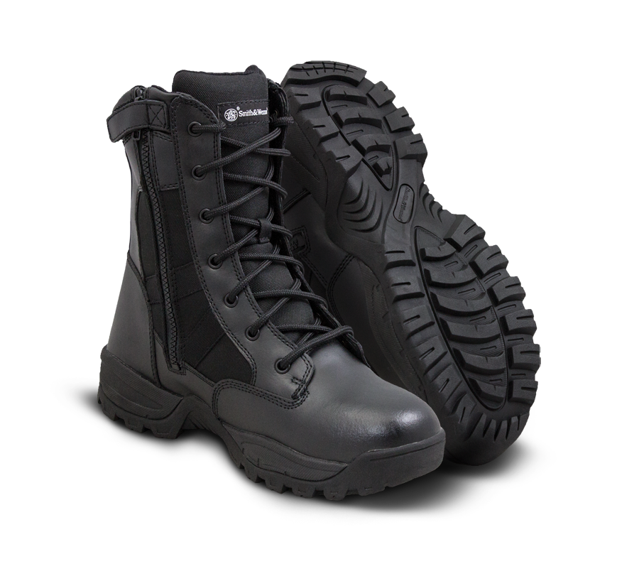 Тактичні черевики Breach 2.0 8" Side Zip WP Black (810401) від Smith & Wesson Boots
