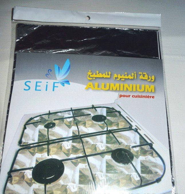 Купить Фольга для плиты 50-60 см, цена 18 ₴ — Prom.ua (ID#1588418087)