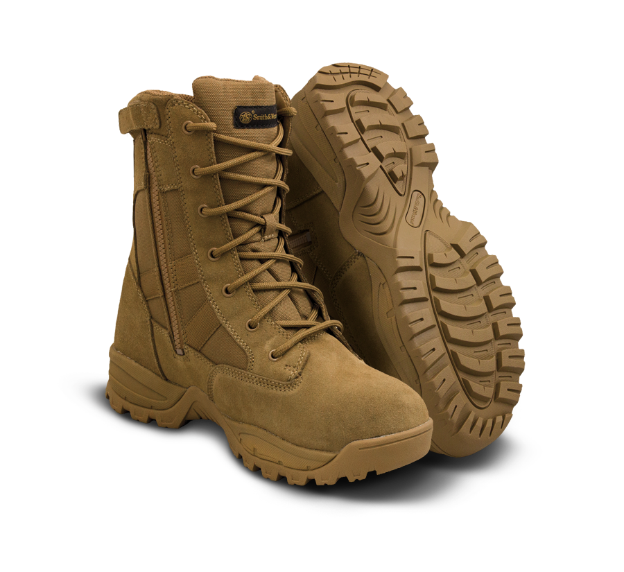Армійські американські черевики Breach 2.0 8" Side Zip WP Coyote (810403) от Smith & Wesson Boots