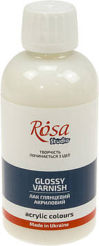 Лак акриловий глянцевий 250мл "Rosa Studio" №750010102 (12)