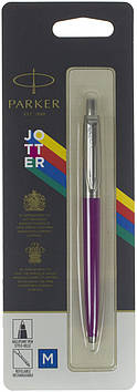 Ручка кульк. "Parker Jotter Plastic Magenta" блістер №15536